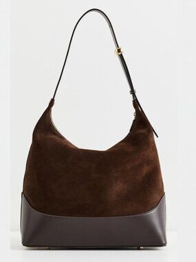 NWT Elleme Loop Large Suede Hobo Bag in Brownie/Tobacco